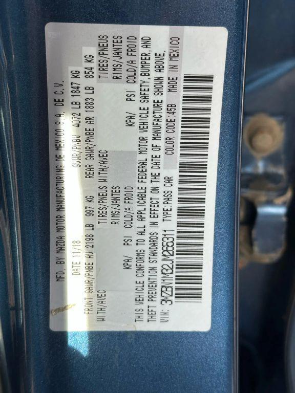 used 2018 Mazda Mazda3 car, priced at $7,500