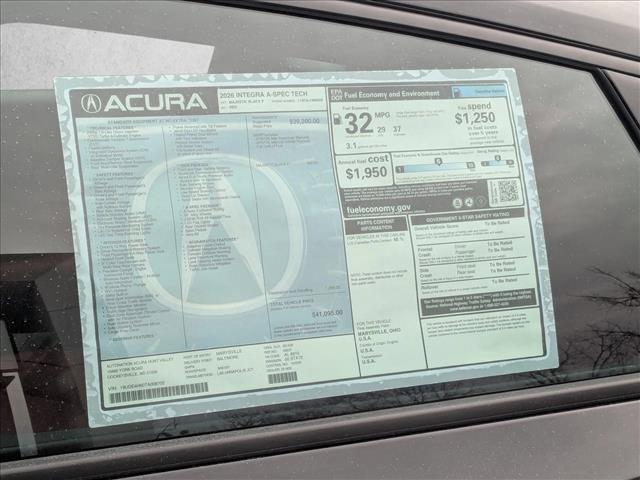 new 2026 Acura Integra car, priced at $41,095