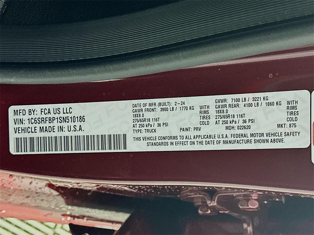 new 2025 Ram 1500 car, priced at $45,871