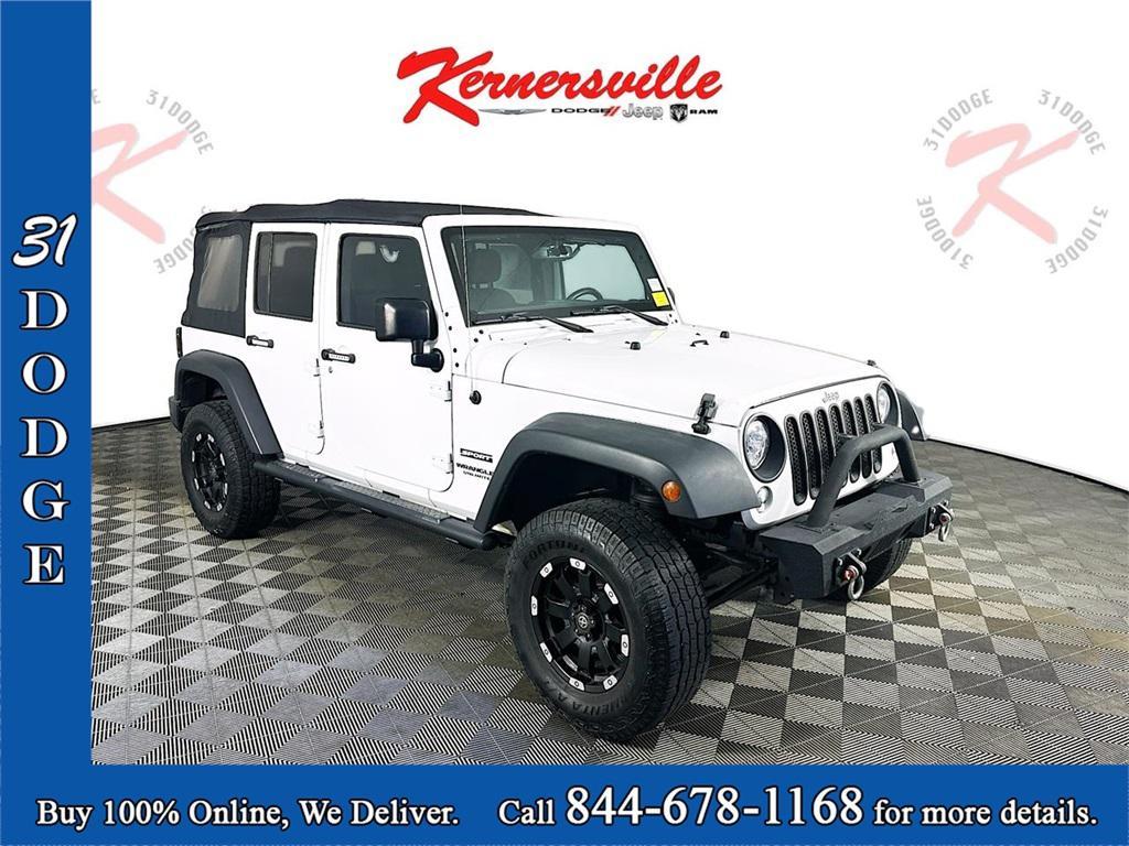 used 2017 Jeep Wrangler Unlimited car, priced at $15,485
