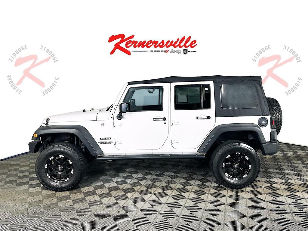 used 2017 Jeep Wrangler Unlimited car, priced at $15,485
