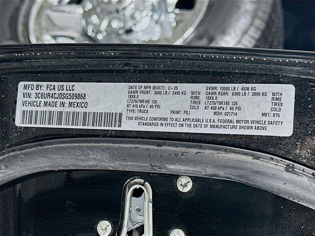 new 2025 Ram 2500 car, priced at $43,490