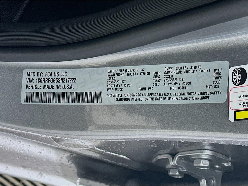 new 2025 Ram 1500 car, priced at $43,887