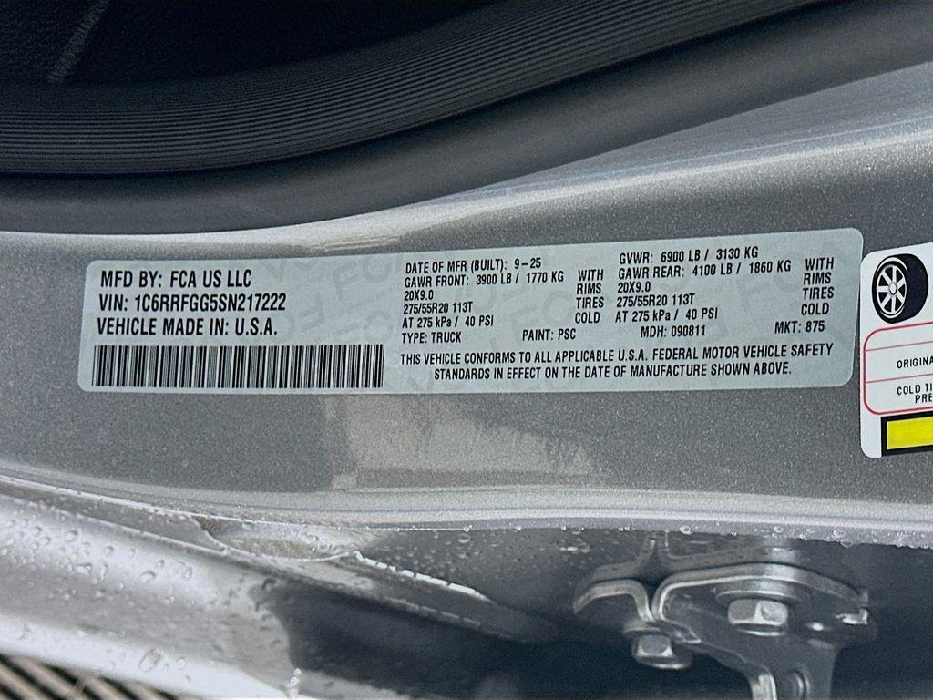 new 2025 Ram 1500 car, priced at $43,557