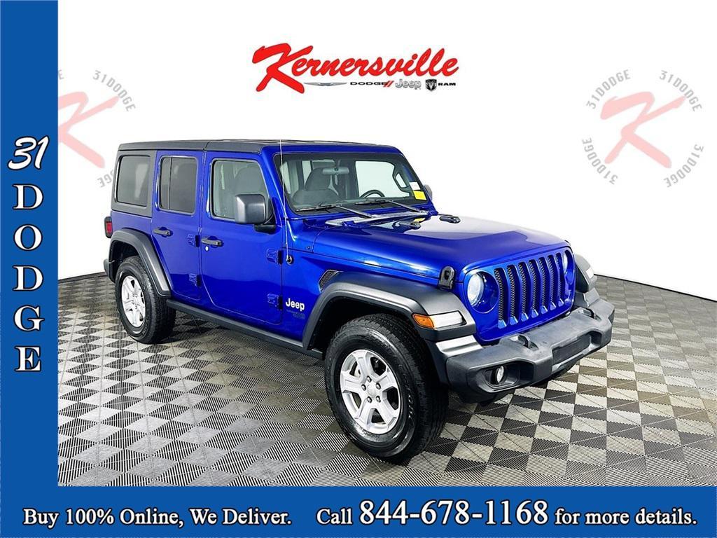 used 2019 Jeep Wrangler Unlimited car, priced at $18,985
