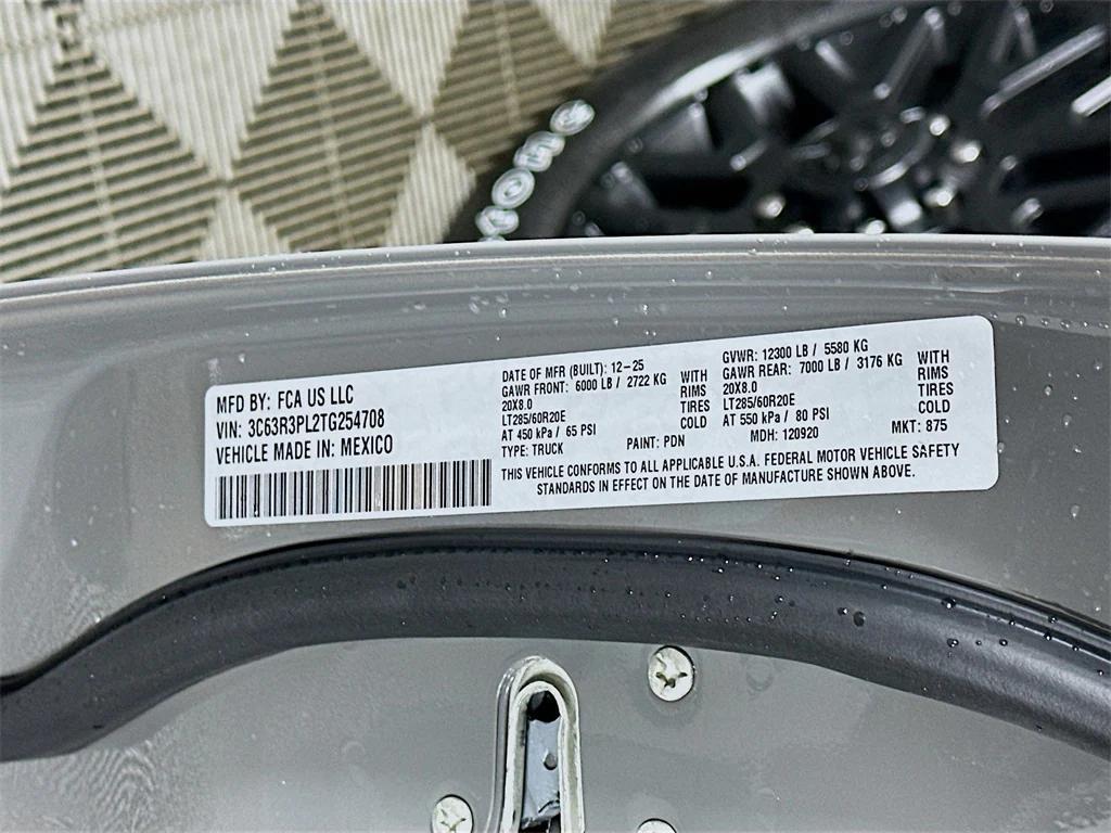 new 2026 Ram 3500 car, priced at $94,288