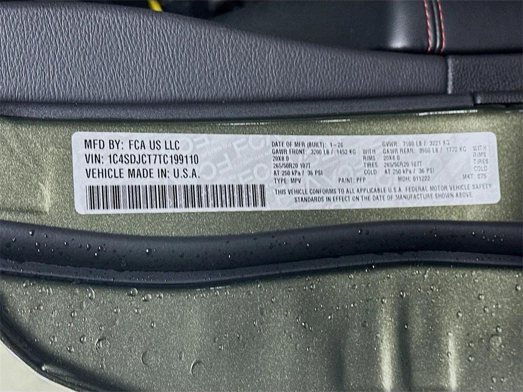 new 2026 Dodge Durango car, priced at $46,718