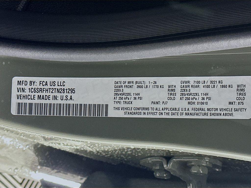 new 2026 Ram 1500 car, priced at $68,461