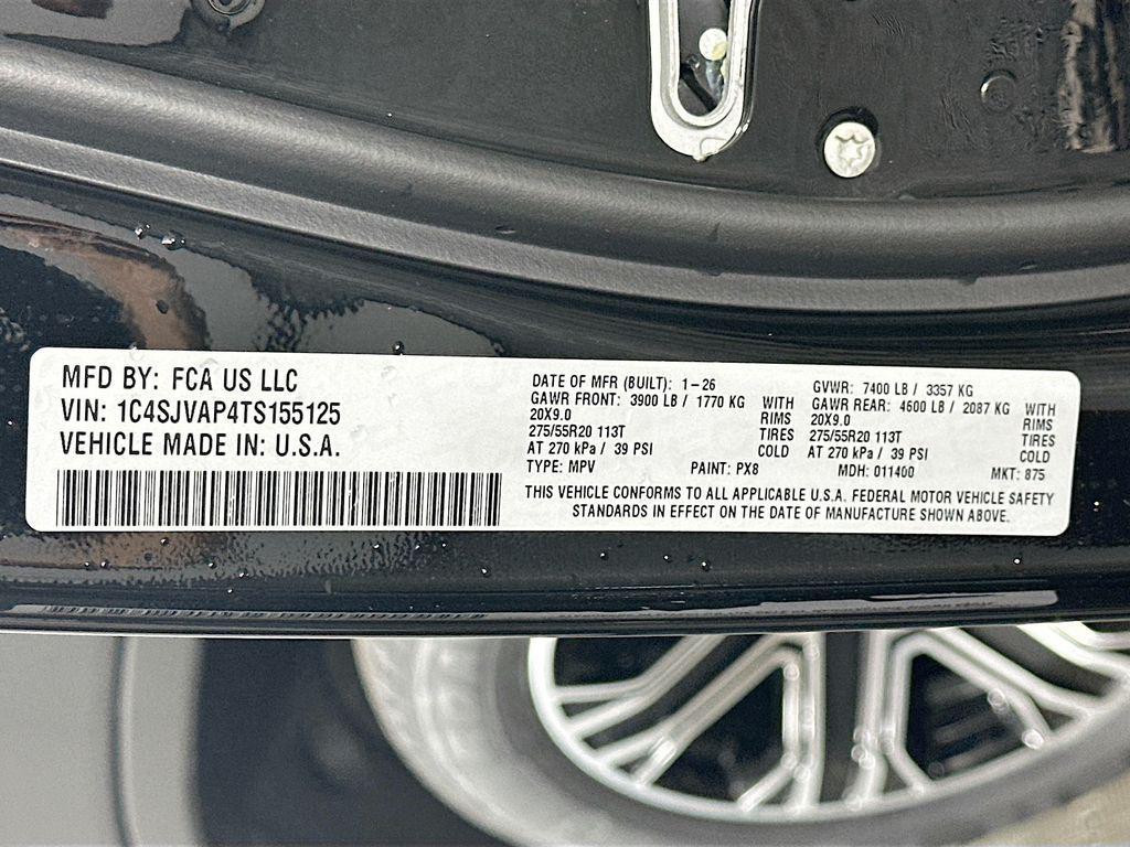 new 2026 Jeep Grand Wagoneer car, priced at $65,318