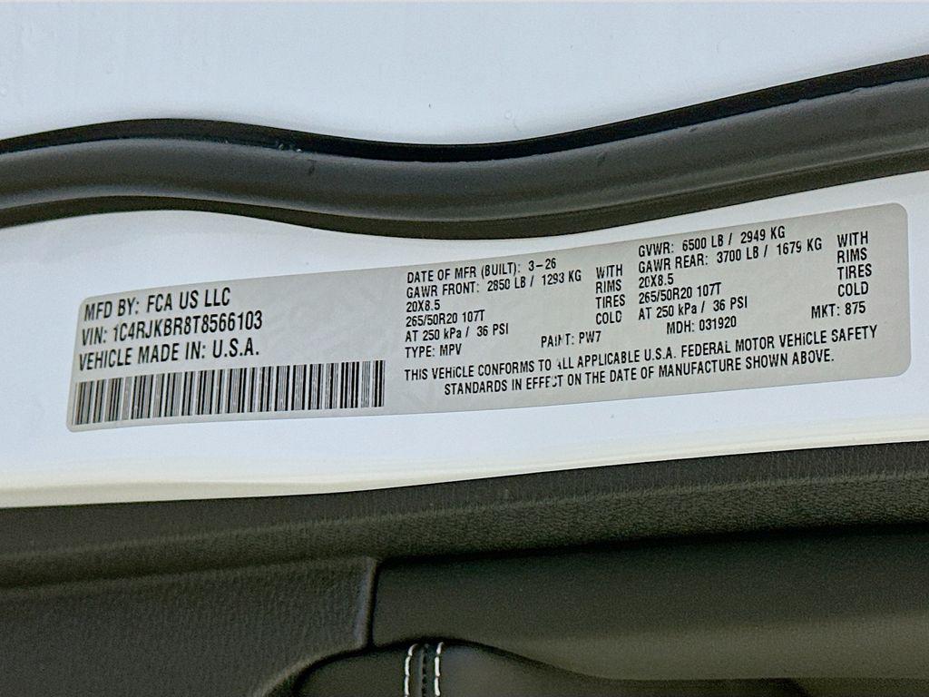 new 2026 Jeep Grand Cherokee L car, priced at $51,372