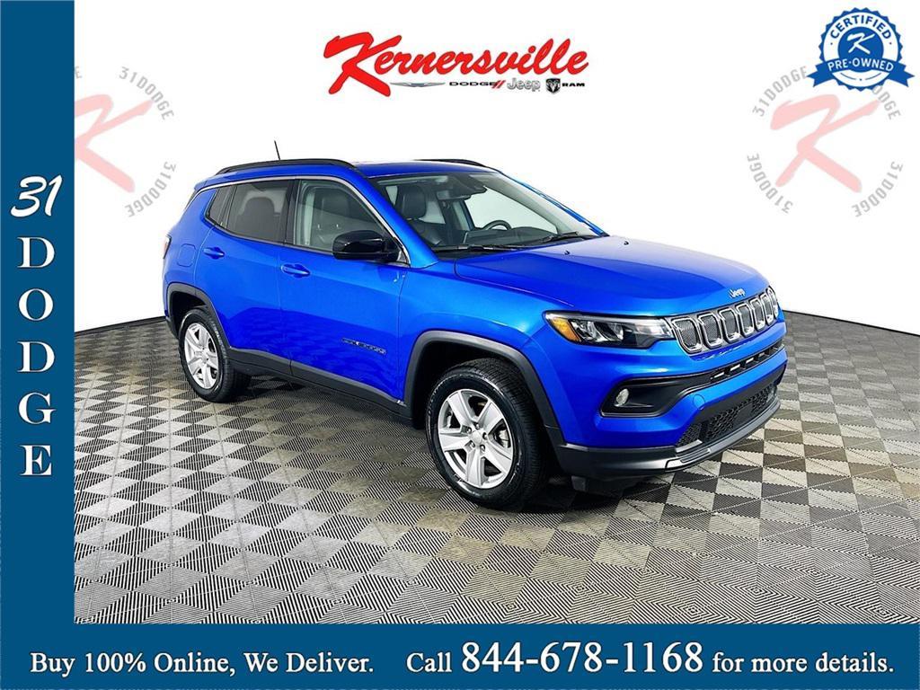 used 2022 Jeep Compass car, priced at $20,835