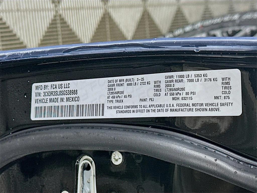 new 2025 Ram 3500 car, priced at $83,122