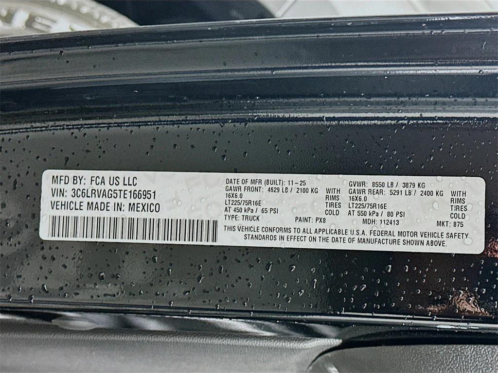 new 2026 Ram ProMaster 1500 car, priced at $44,471