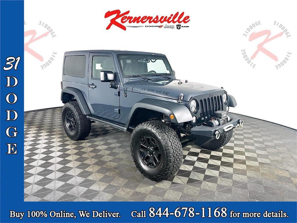 used 2016 Jeep Wrangler car, priced at $17,385