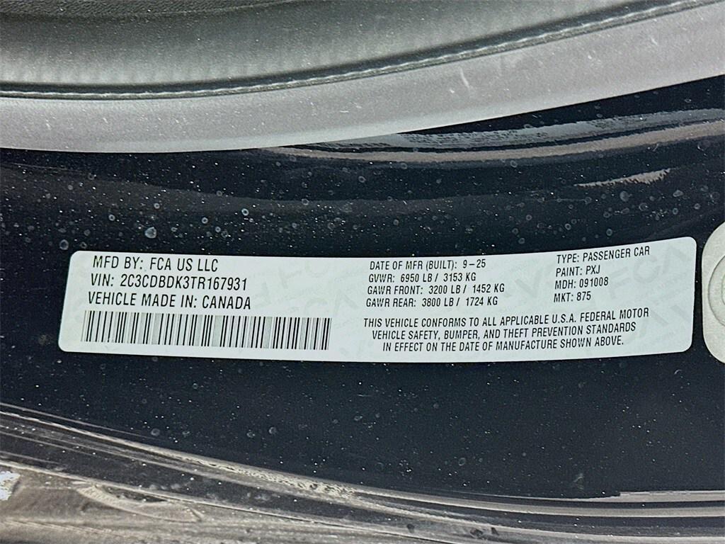 new 2026 Dodge Charger car, priced at $59,618