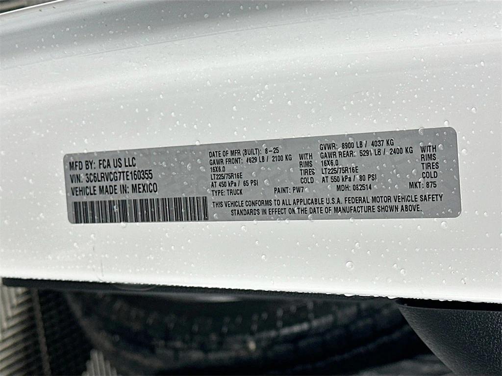 new 2026 Ram ProMaster 2500 car, priced at $44,899