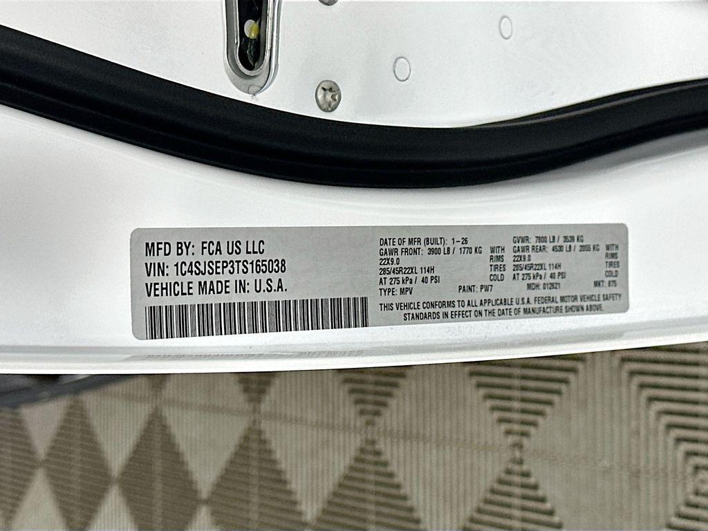 new 2026 Jeep Grand Wagoneer L car, priced at $93,417