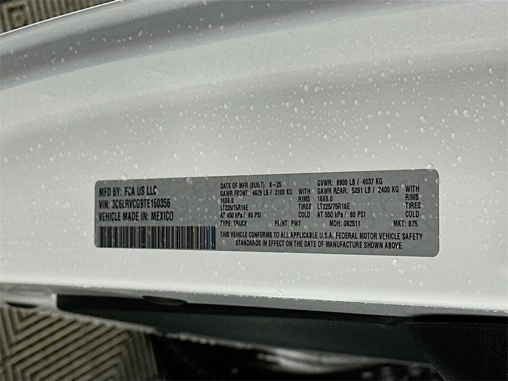 new 2026 Ram ProMaster 2500 car, priced at $44,899