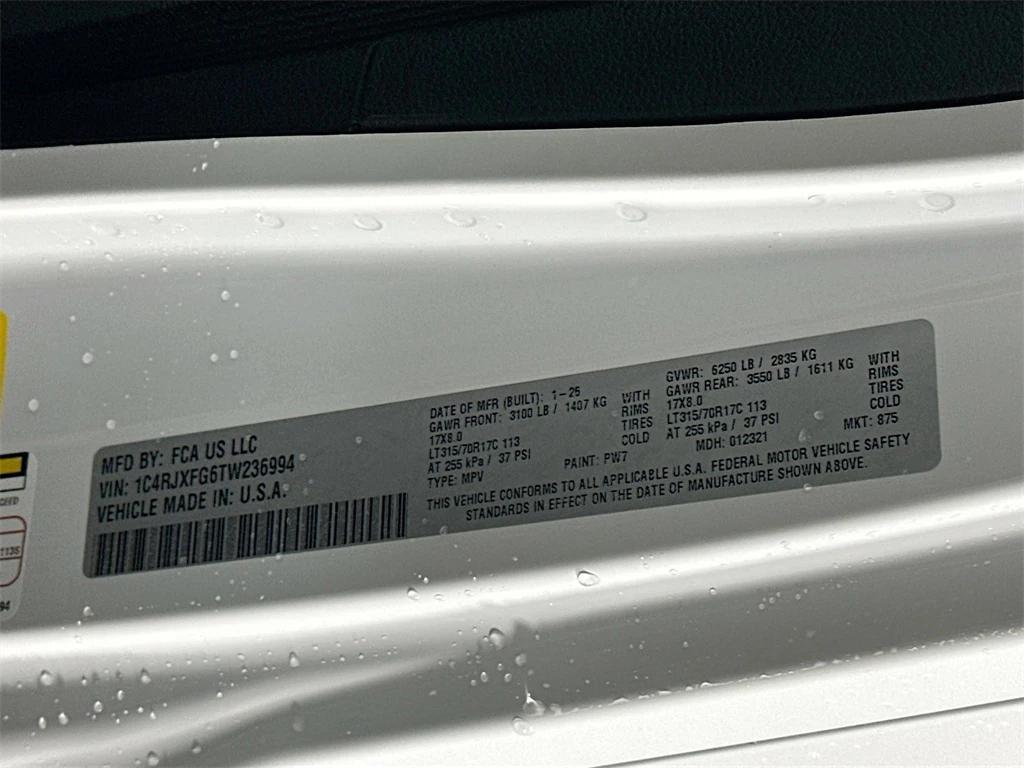 new 2026 Jeep Wrangler car, priced at $60,799