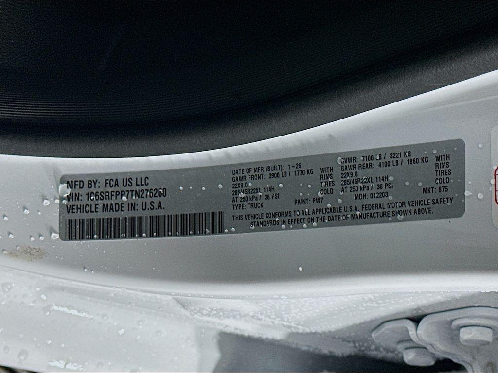 new 2026 Ram 1500 car, priced at $77,052