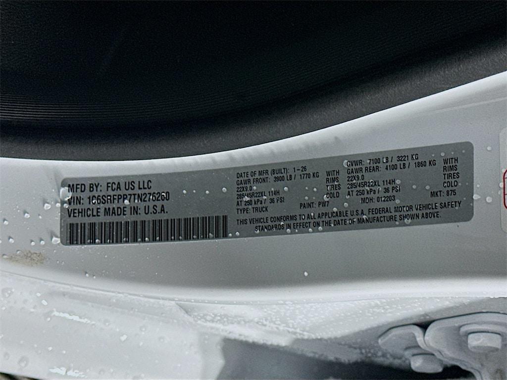 new 2026 Ram 1500 car, priced at $76,500