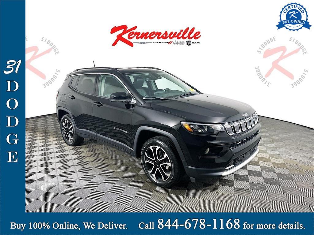used 2022 Jeep Compass car, priced at $15,235
