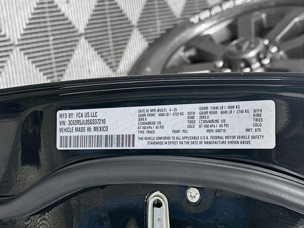 new 2025 Ram 2500 car, priced at $66,160