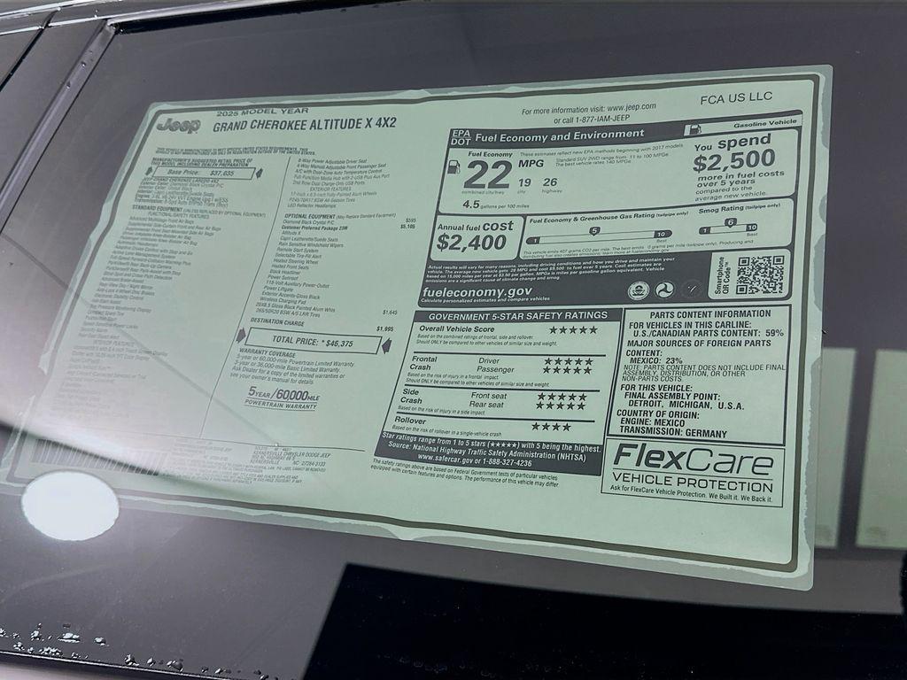 new 2025 Jeep Grand Cherokee car, priced at $36,409