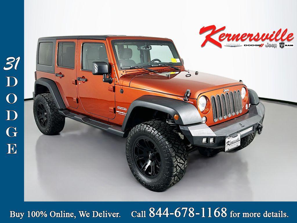 used 2014 Jeep Wrangler Unlimited car, priced at $17,684