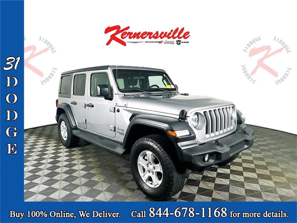 used 2019 Jeep Wrangler Unlimited car, priced at $21,385