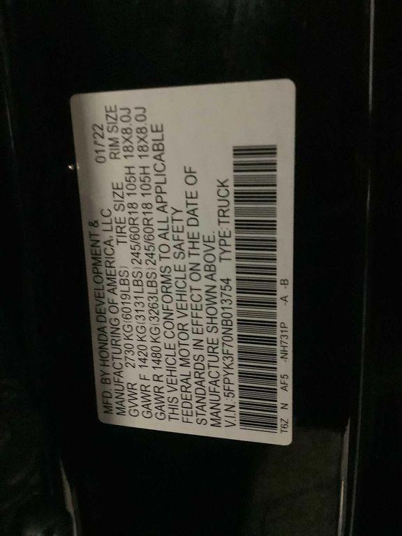 used 2022 Honda Ridgeline car, priced at $27,252