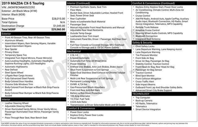 used 2019 Mazda CX-5 car, priced at $15,995