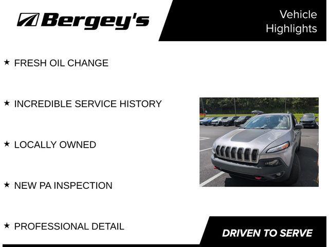 used 2017 Jeep Cherokee car, priced at $13,489