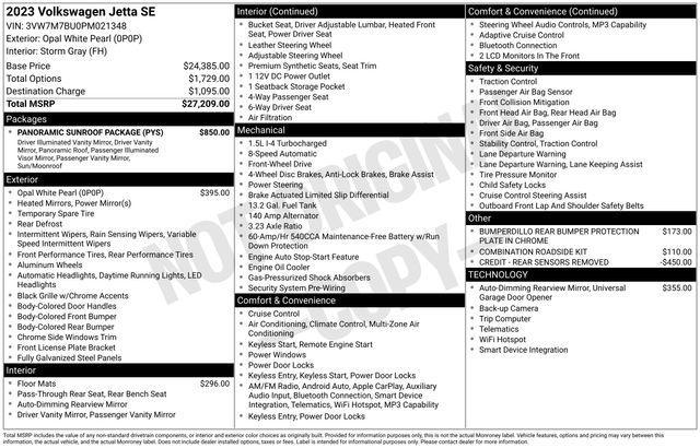 used 2023 Volkswagen Jetta car, priced at $21,195