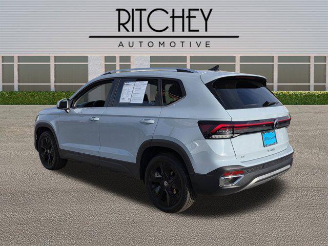 used 2025 Volkswagen Taos car, priced at $28,594
