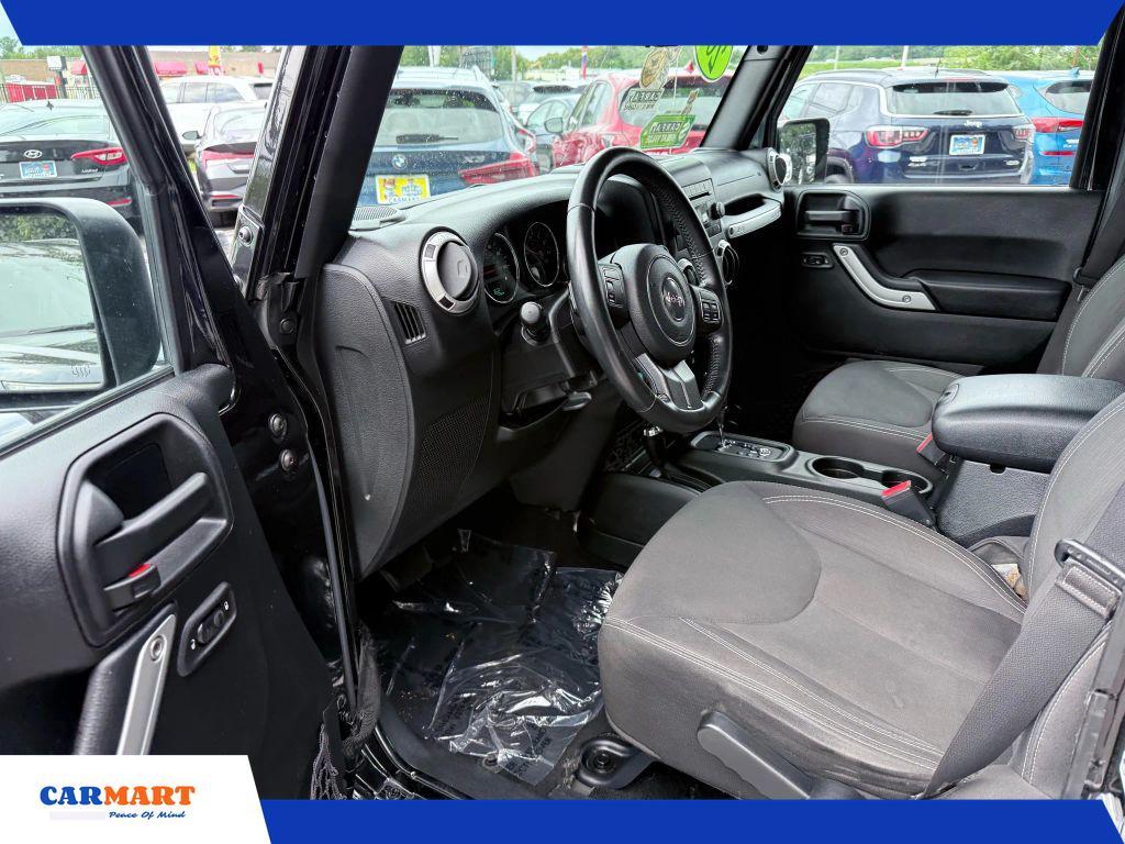 used 2017 Jeep Wrangler Unlimited car, priced at $15,733