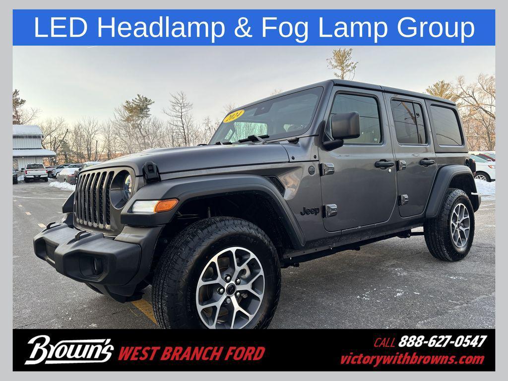 used 2024 Jeep Wrangler car, priced at $35,490