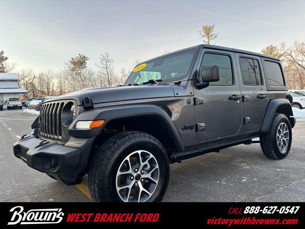 used 2024 Jeep Wrangler car, priced at $34,490