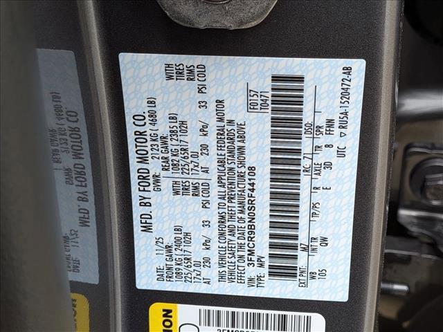 new 2025 Ford Bronco Sport car, priced at $29,958