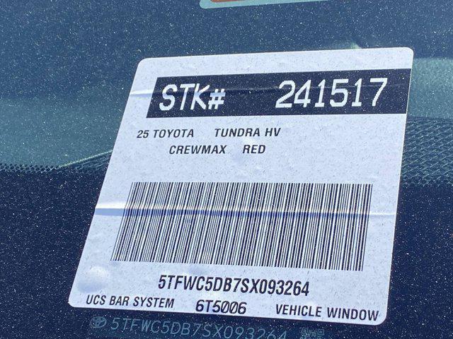 new 2025 Toyota Tundra Hybrid car, priced at $68,178