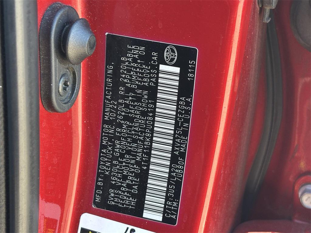 used 2023 Toyota Camry car, priced at $28,500