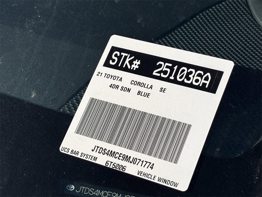 used 2021 Toyota Corolla car, priced at $18,900