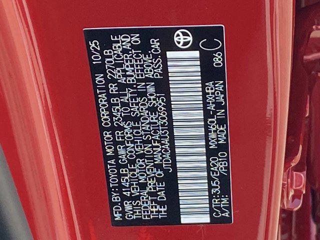 new 2026 Toyota Prius car, priced at $39,423