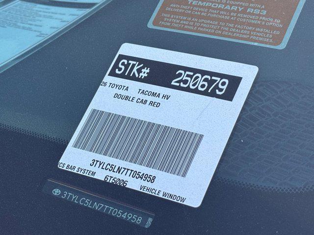 new 2026 Toyota Tacoma Hybrid car, priced at $51,702