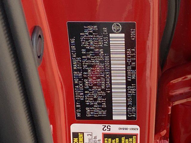 new 2026 Toyota Camry car, priced at $35,408