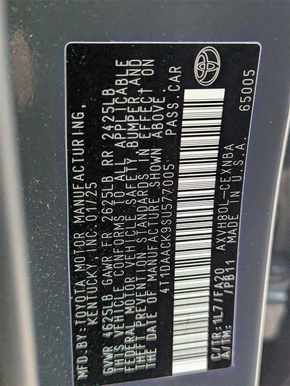 used 2025 Toyota Camry car, priced at $26,500