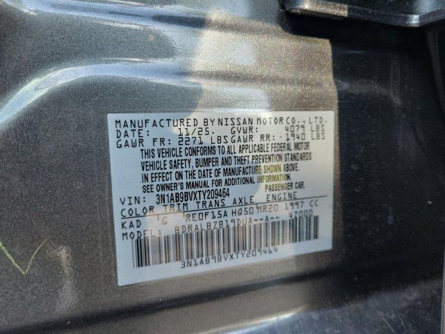new 2026 Nissan Sentra car, priced at $23,980