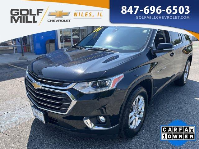 used 2021 Chevrolet Traverse car, priced at $27,134