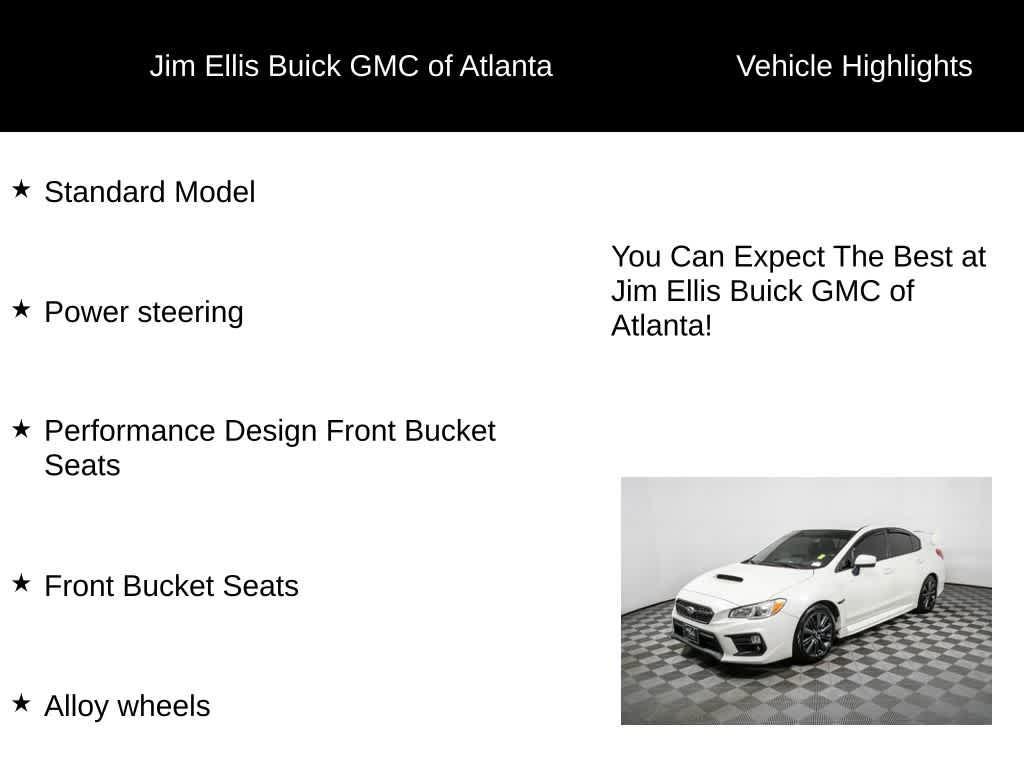 used 2018 Subaru WRX car, priced at $14,024