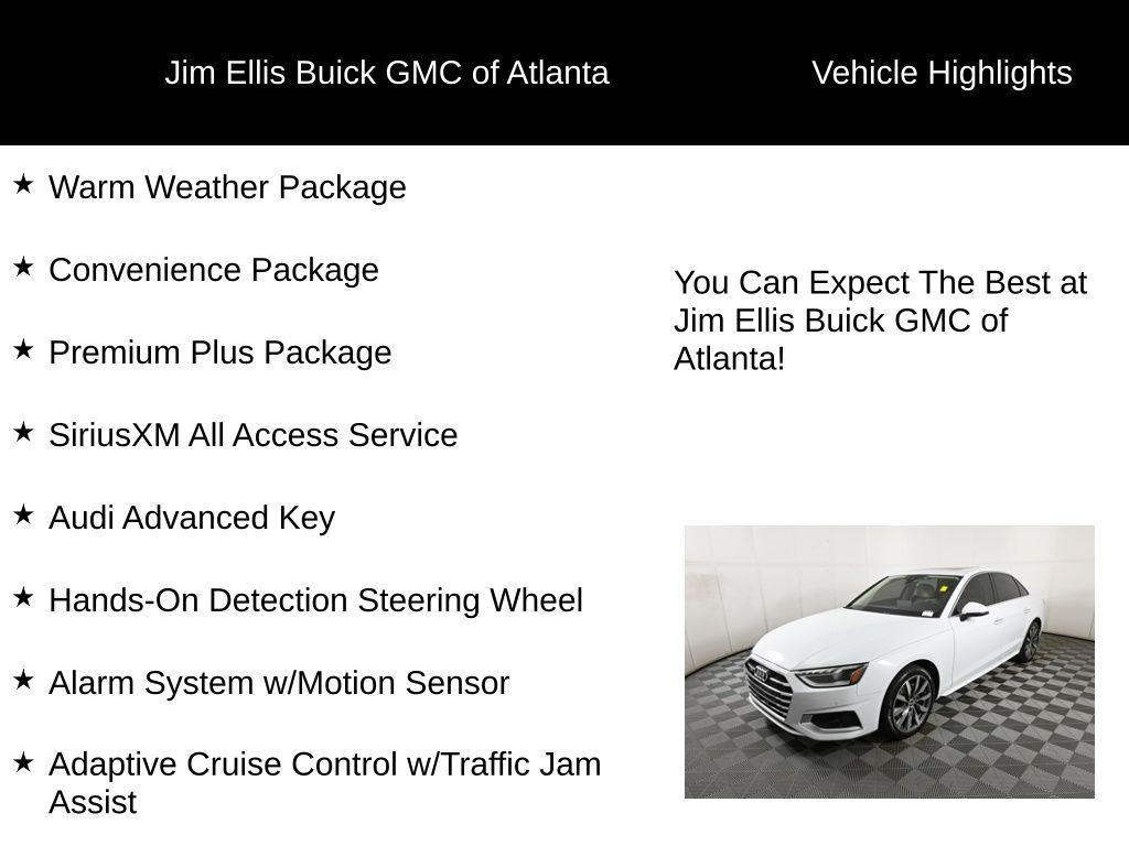 used 2021 Audi A4 car, priced at $22,900